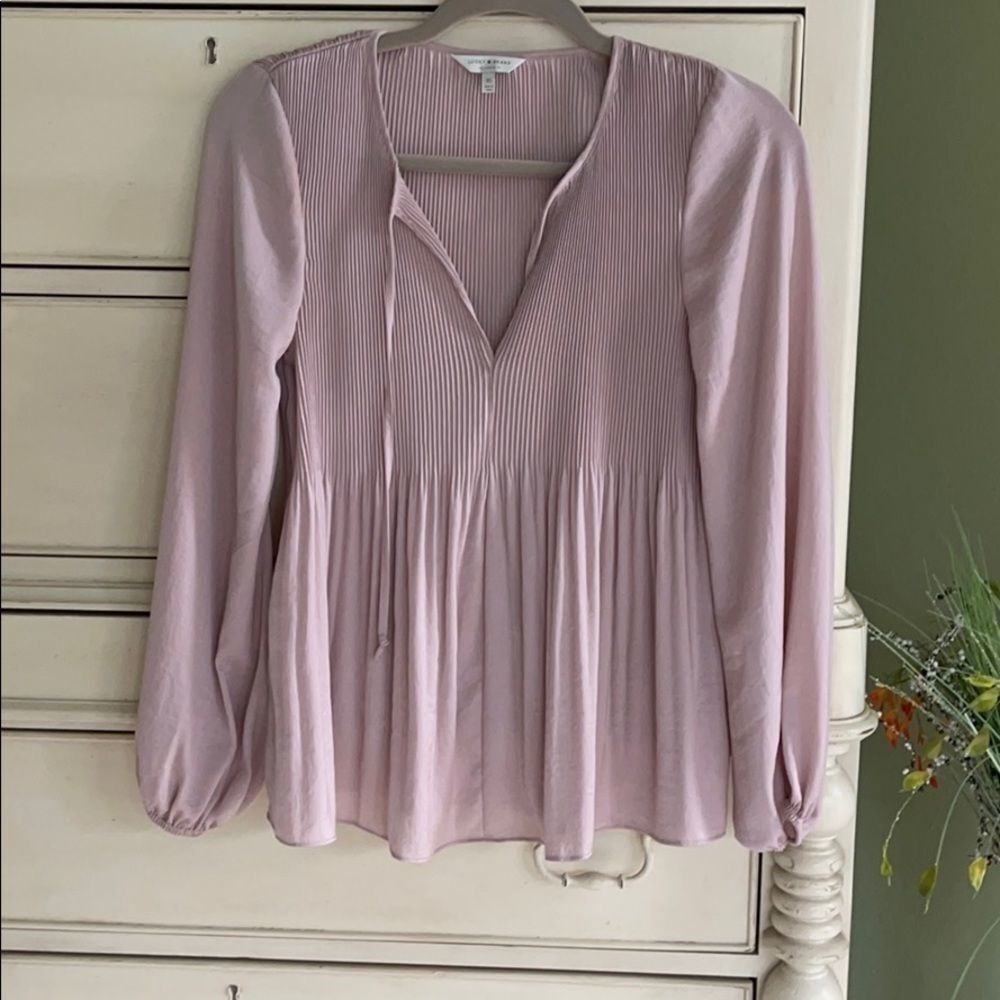 Lucky Brand blush pink blouse size XS